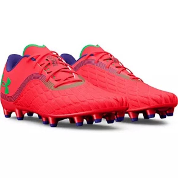 Under Armour Other - Men's Under Armour Clone Magnetico Pro 3 FG Soccer Cleats - Red & Green - 9.5